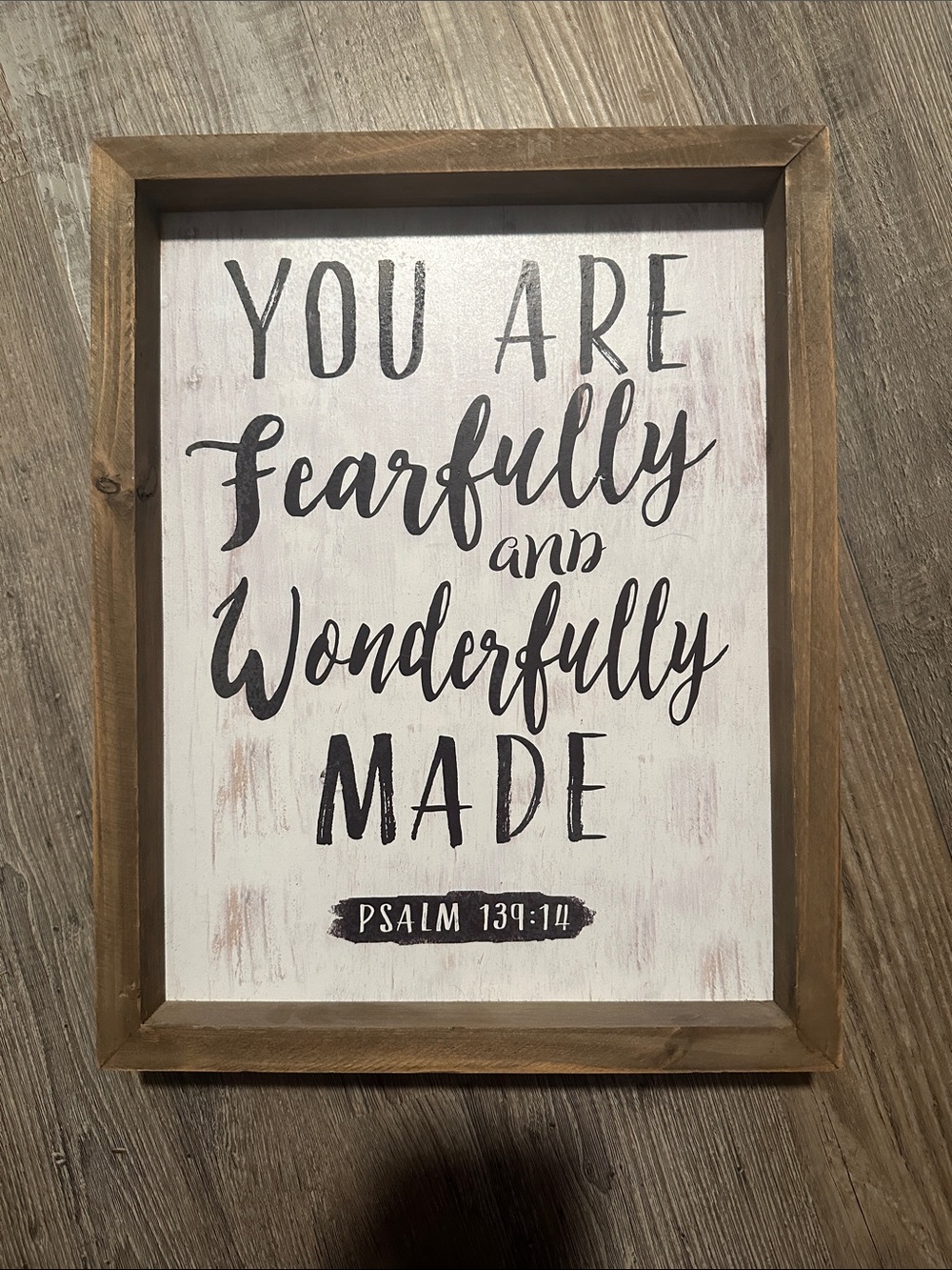 You Are Fearfully and Wonderfully Made Wall Sign